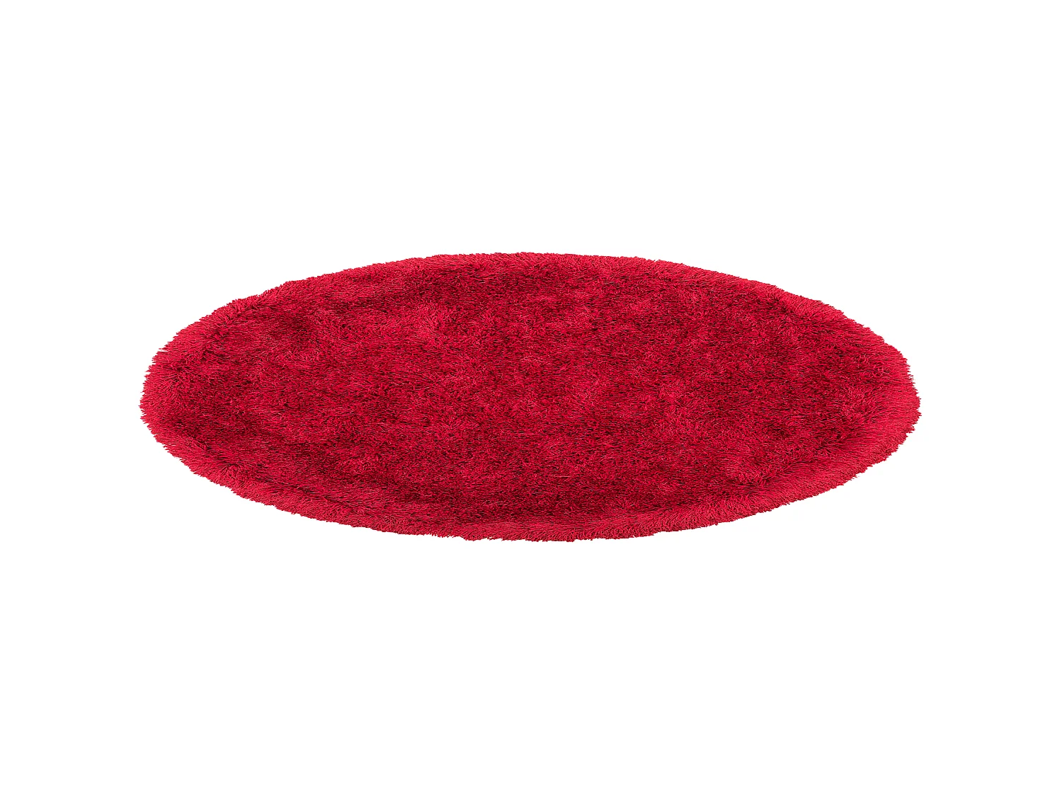 Tapis rond rouge CIDE