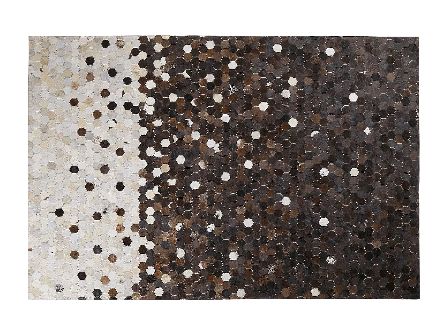 Tapis EYIM 160 x 230 cm Cuir Marron
