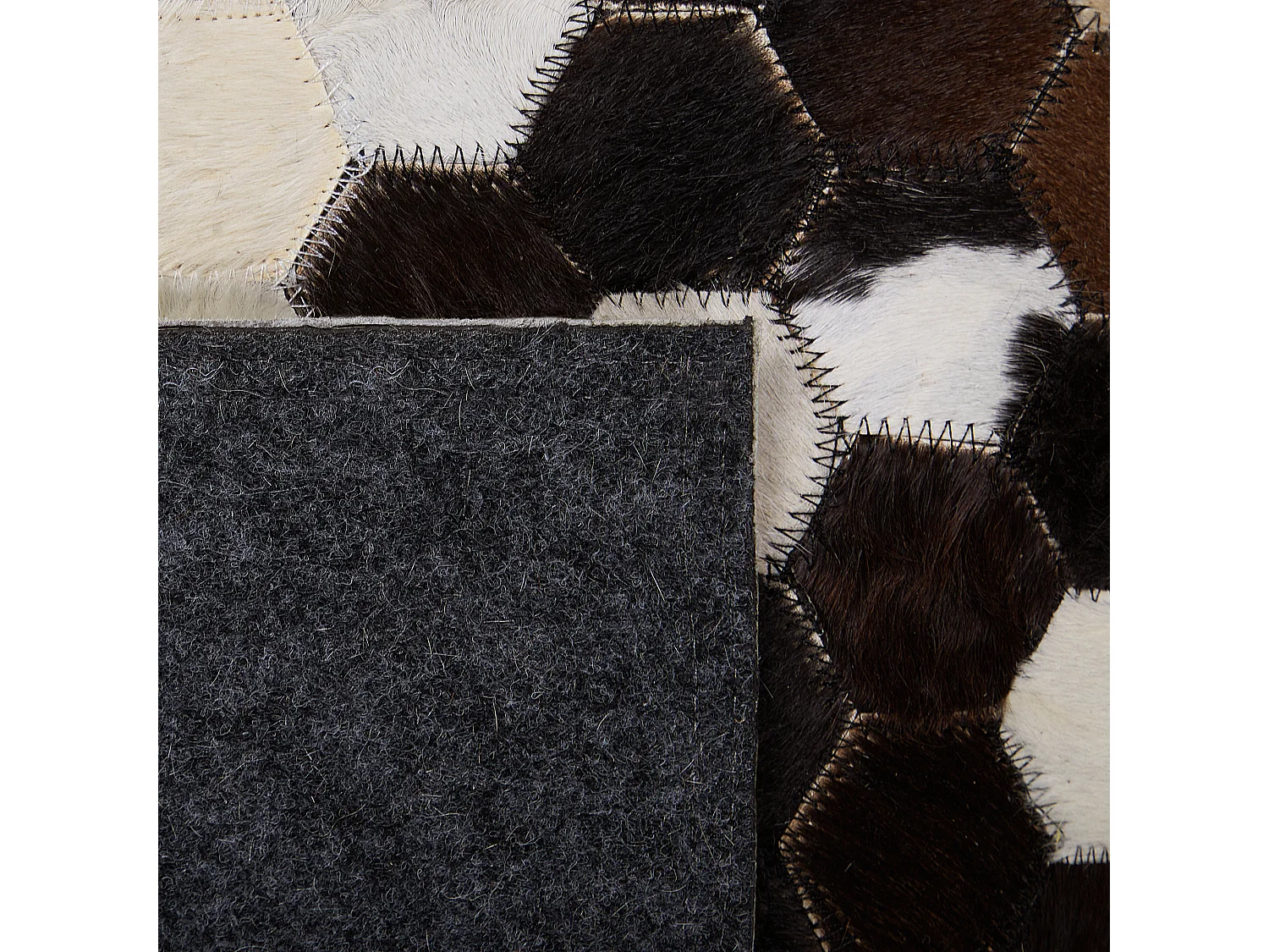 Tapis EYIM 160 x 230 cm Cuir Marron