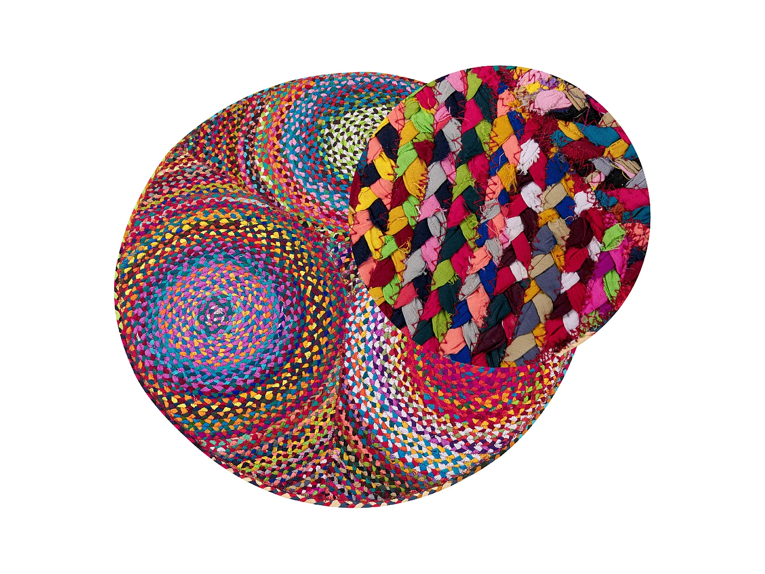 Tapis LADIK Multicolore ø 140 cm Coton