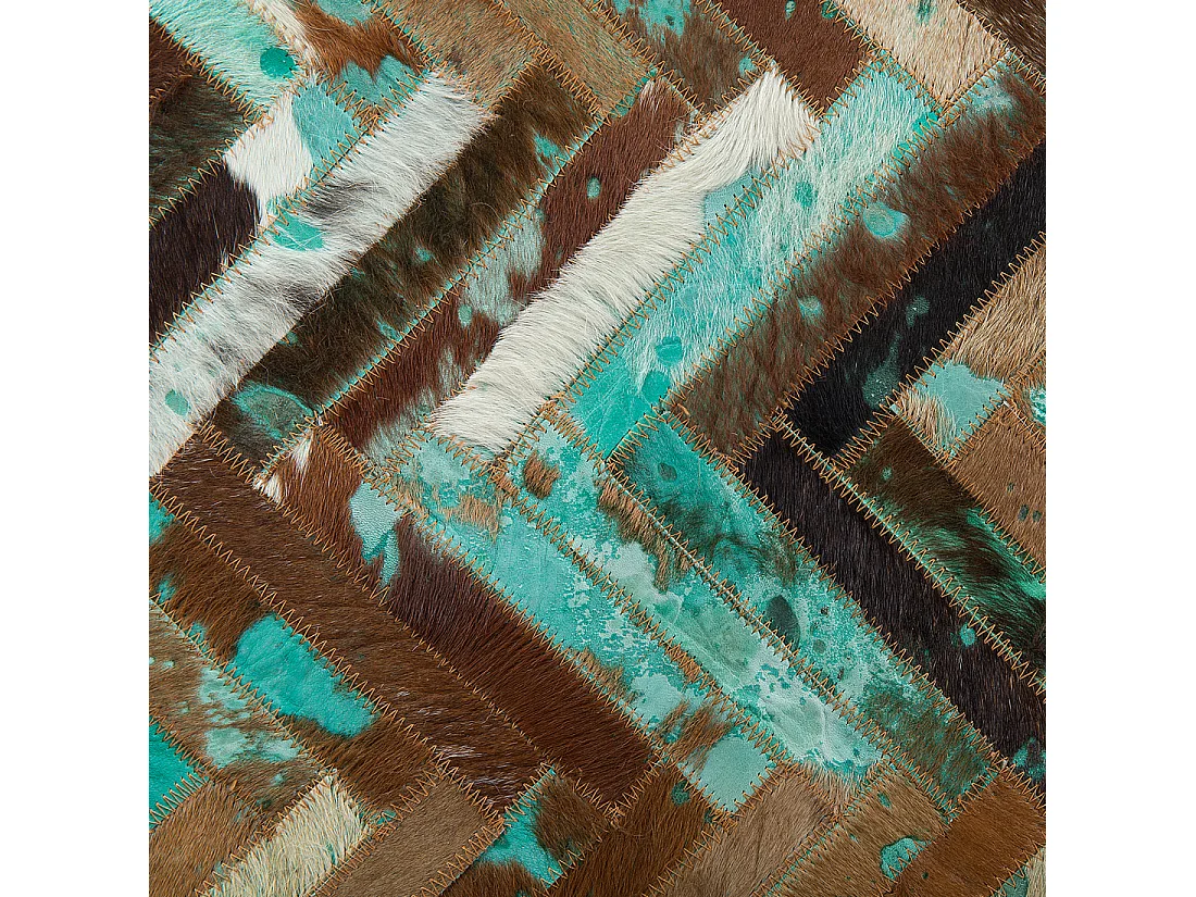 Tapis AMASYA Marron 80 x 150 cm Cuir