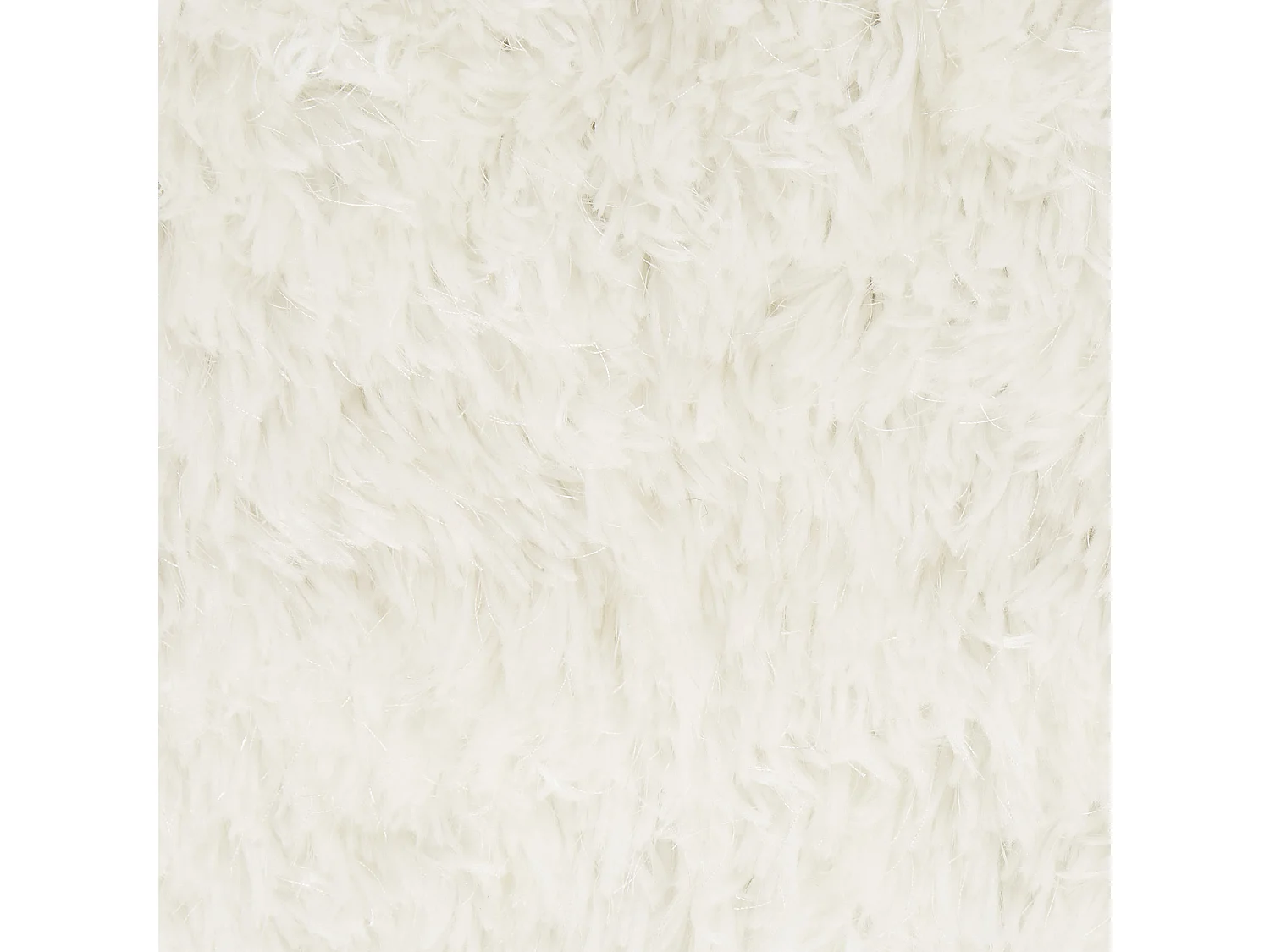 Vloerkleed polyester wit 80 x 150 cm CIDE