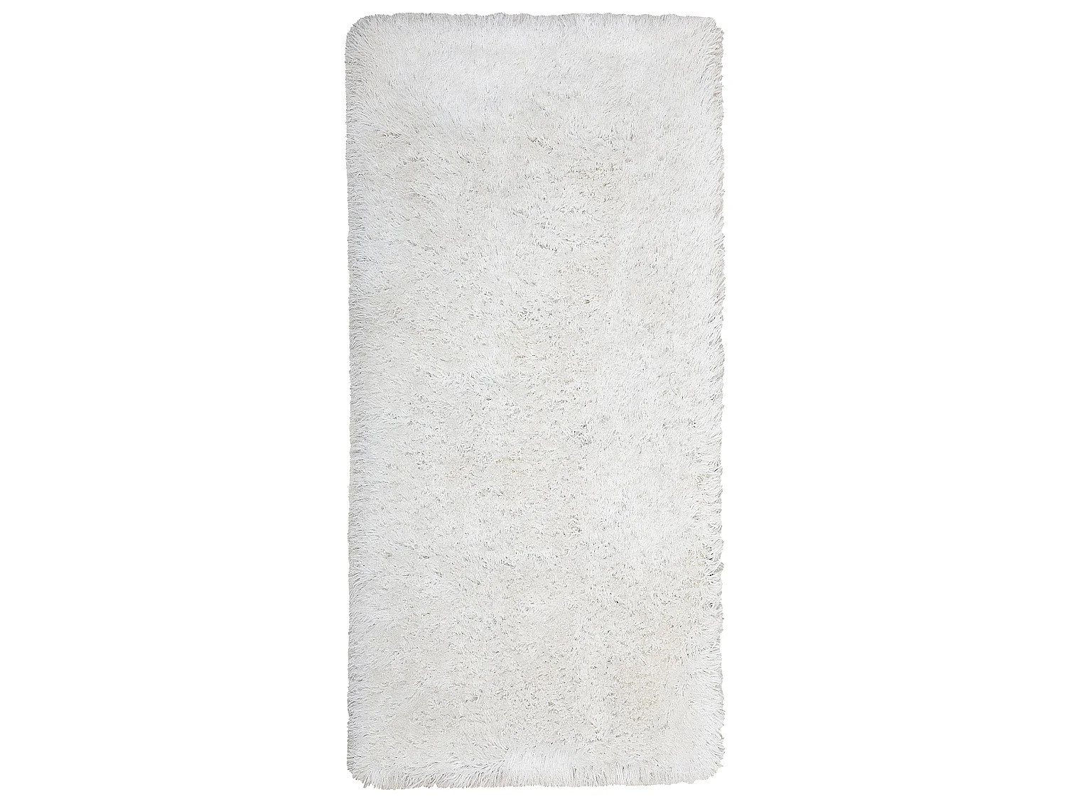 Vloerkleed polyester wit 80 x 150 cm CIDE