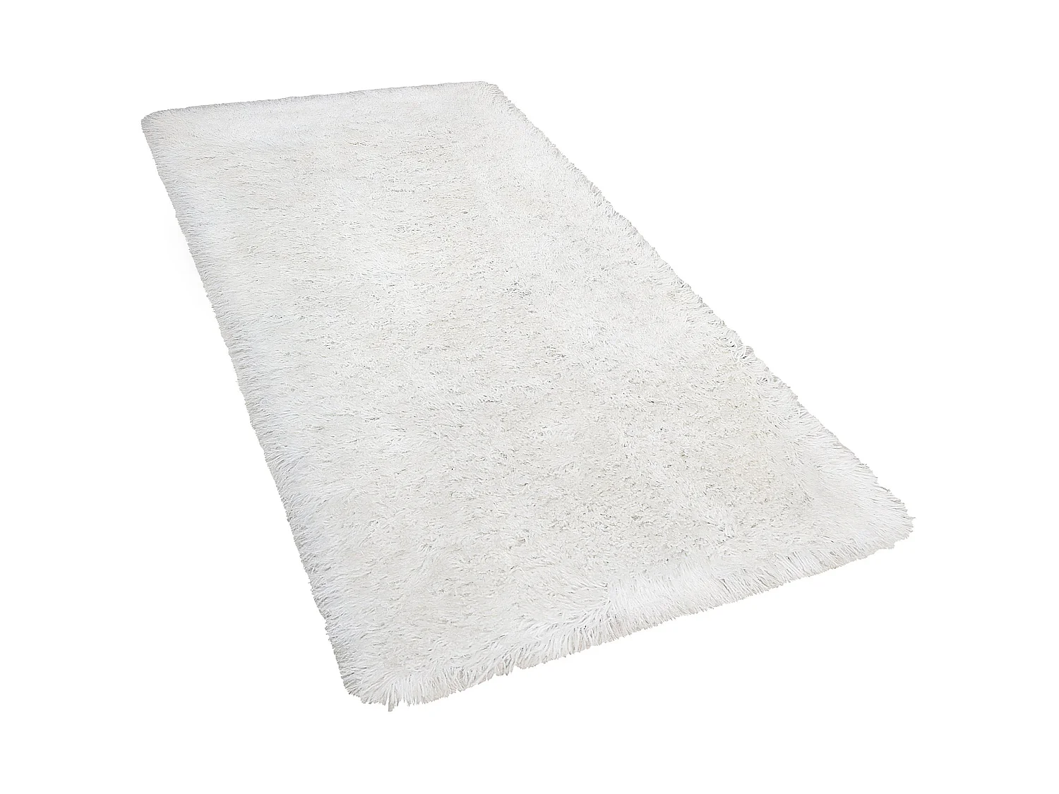 Vloerkleed polyester wit 80 x 150 cm CIDE