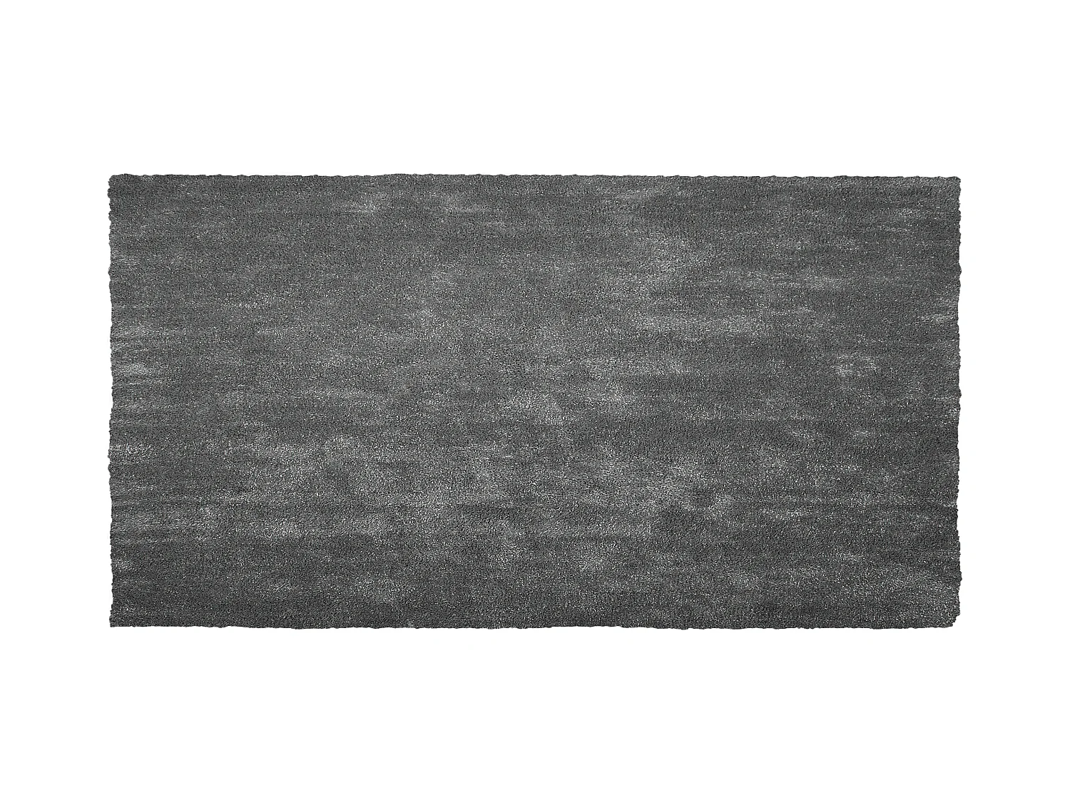Tapis à poils longs DEMRE Gris foncé 80 x 150 cm