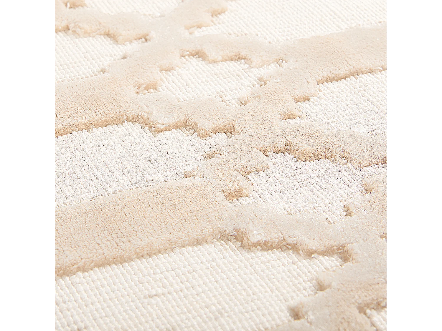 Teppich beige 160 x 230 cm Kurzflor CIZRE