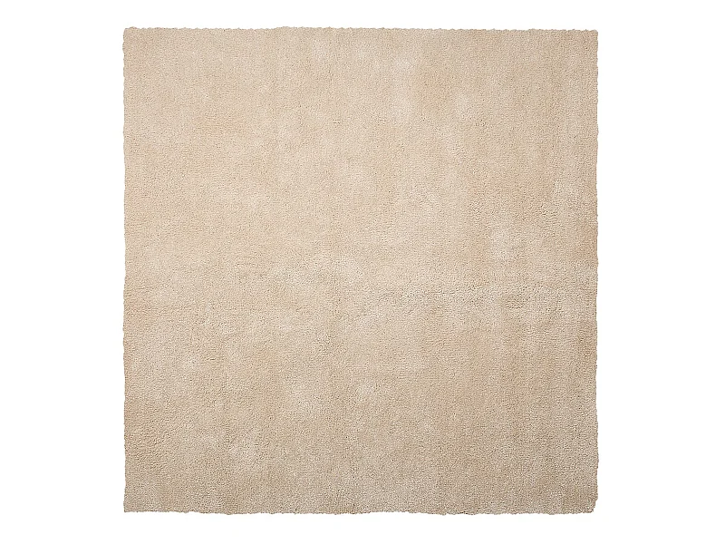Tapis à poils longs DEMRE Beige clair 200 x 200 cm