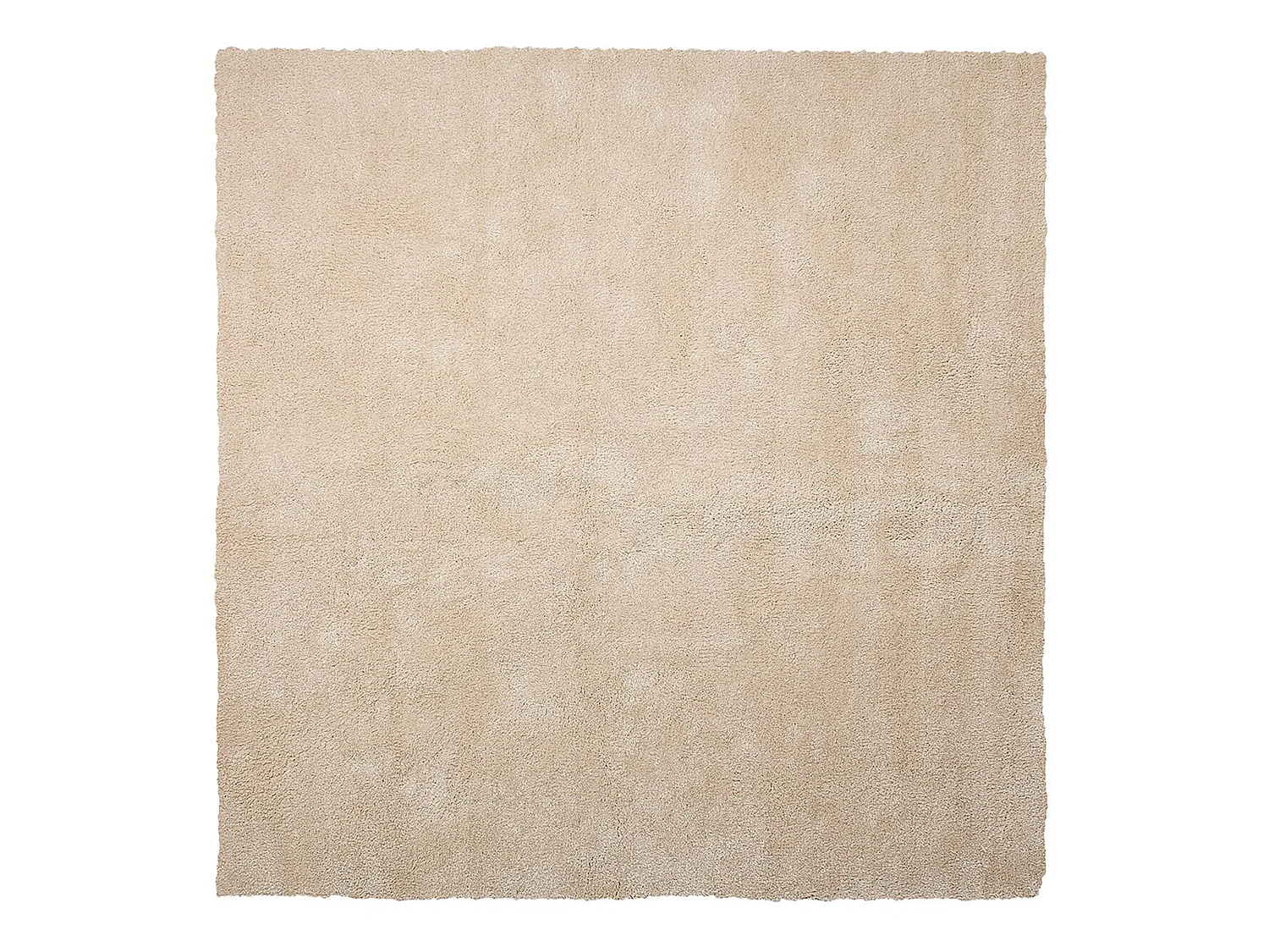 Vloerkleed polyester lichtbeige 200 x 200 cm DEMRE