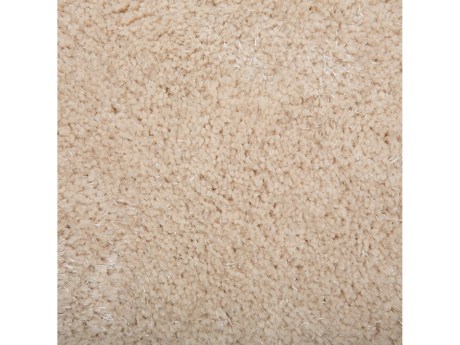 Tapis à poils longs DEMRE Beige clair 200 x 200 cm