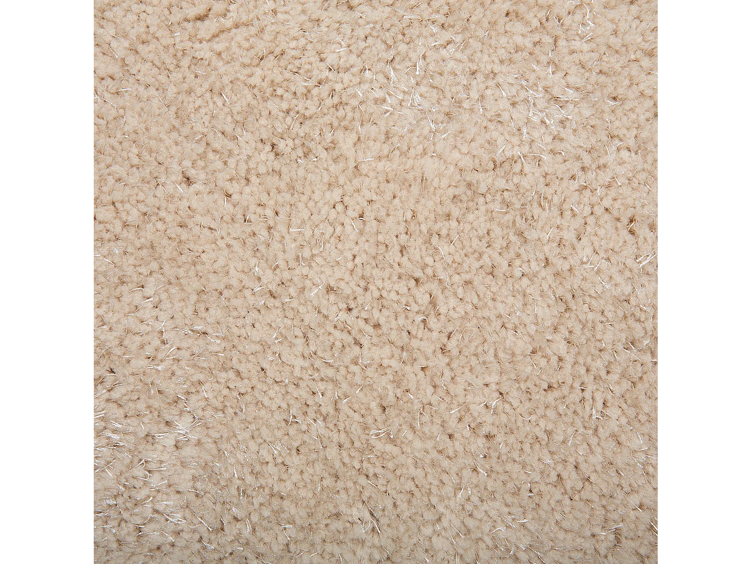 Tapis à poils longs DEMRE Beige clair 200 x 200 cm