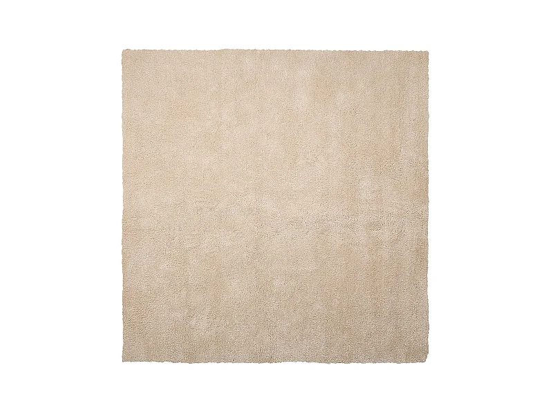 Tappeto shaggy beige chiaro 200 x 200 cm DEMRE
