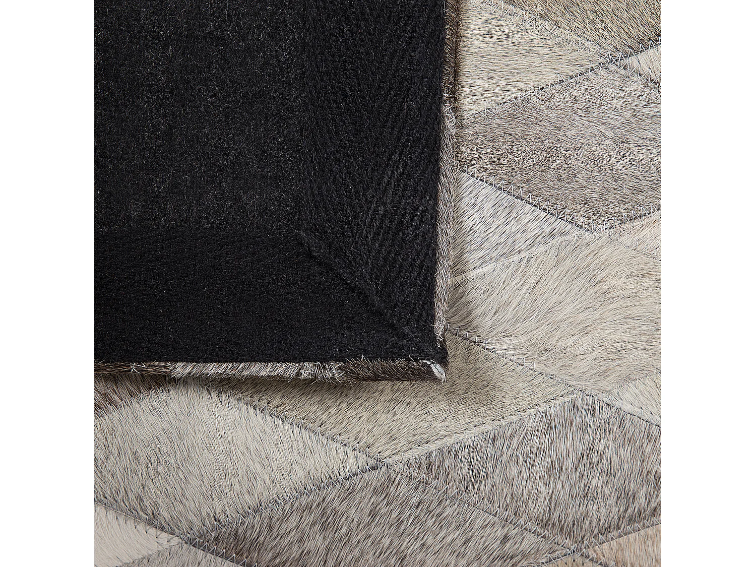 Tapis MALDAN Beige 140 x 200 cm Cuir