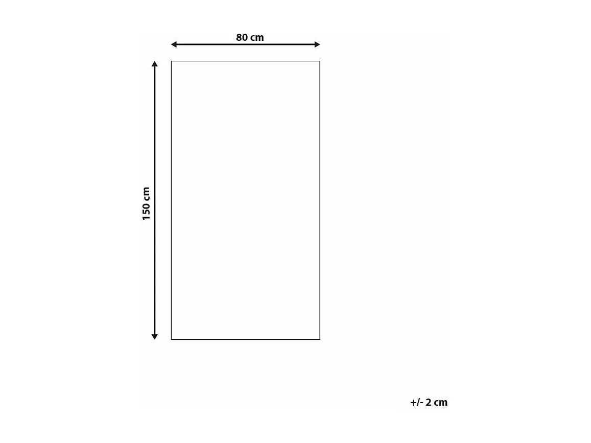 Vloerkleed PIRLI 80 x 150 cm Jute Beige