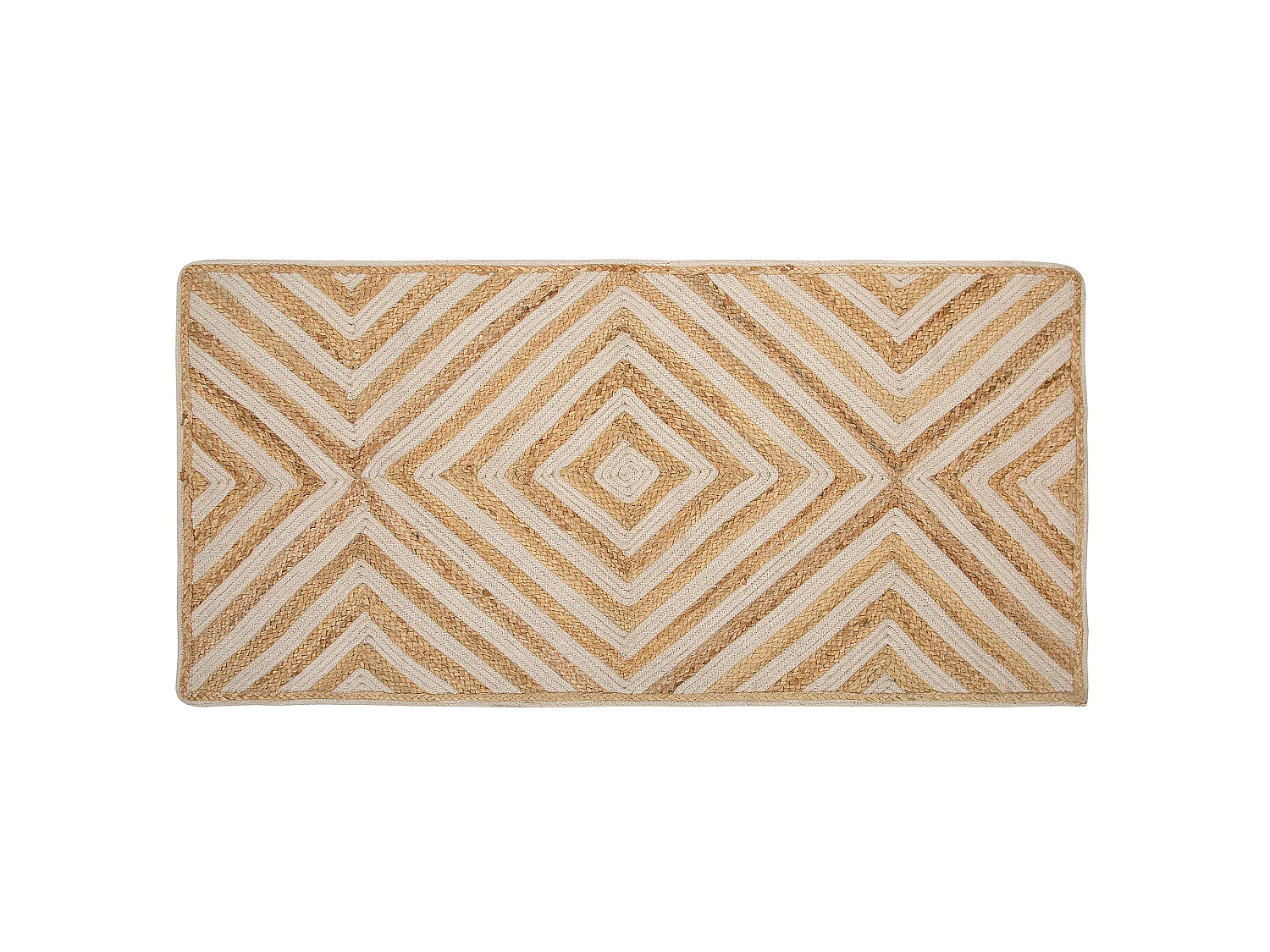 Vloerkleed PIRLI 80 x 150 cm Jute Beige