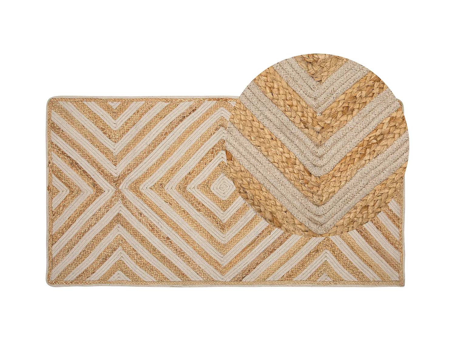 Tapis PIRLI Beige 80 x 150 cm Jute