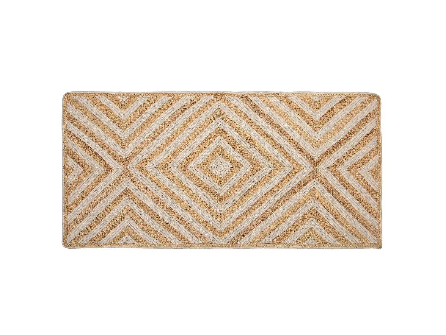 Alfombra PIRLI 80 x 150 cm Yute Beige