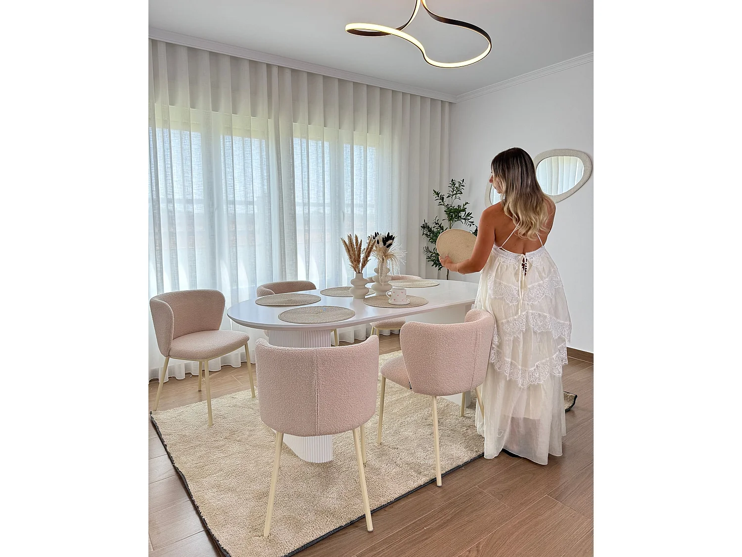 Tapis beige clair 160 x 230 cm DEMRE