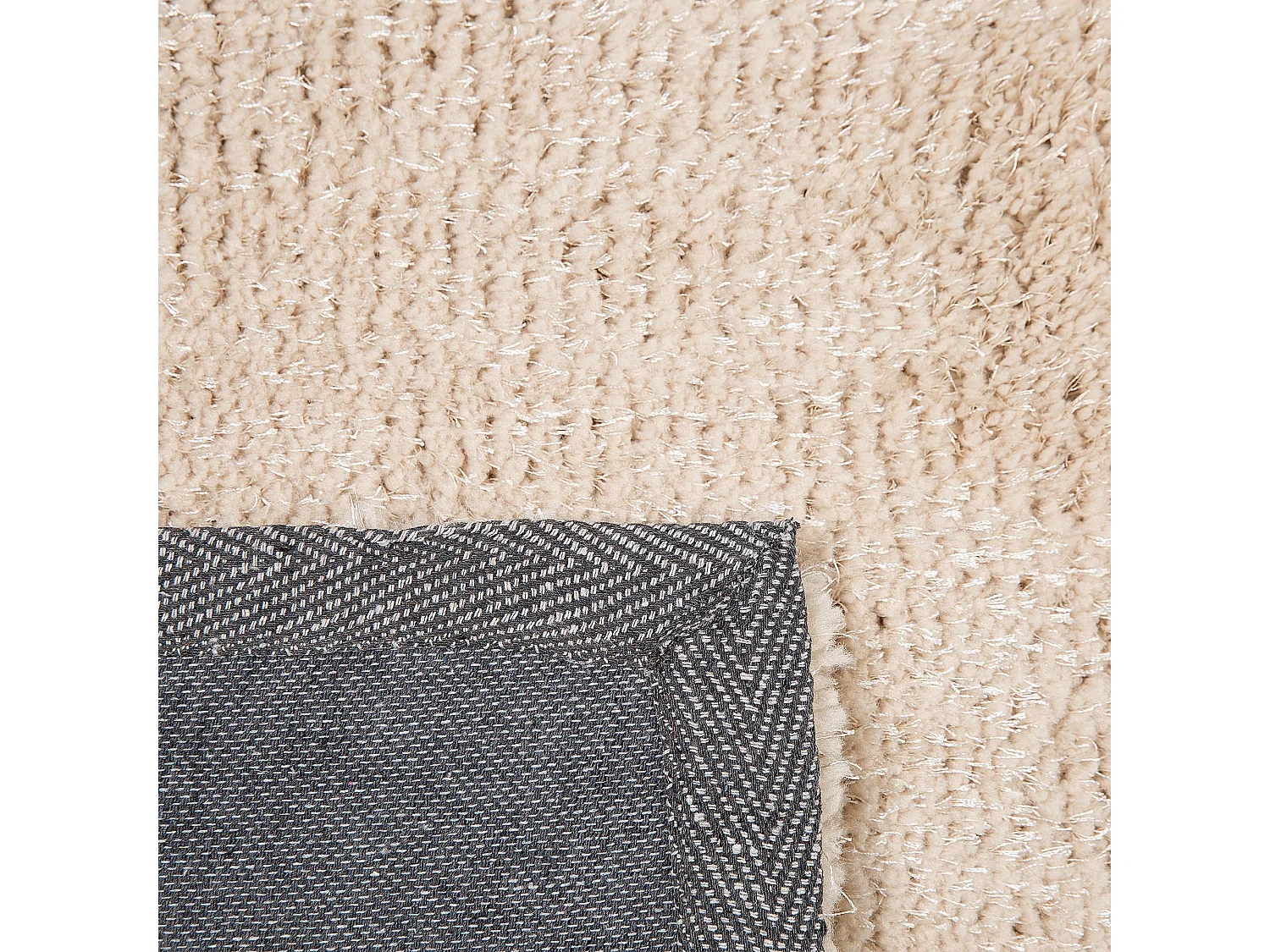 Tapis à poils longs DEMRE Beige 160 x 230 cm