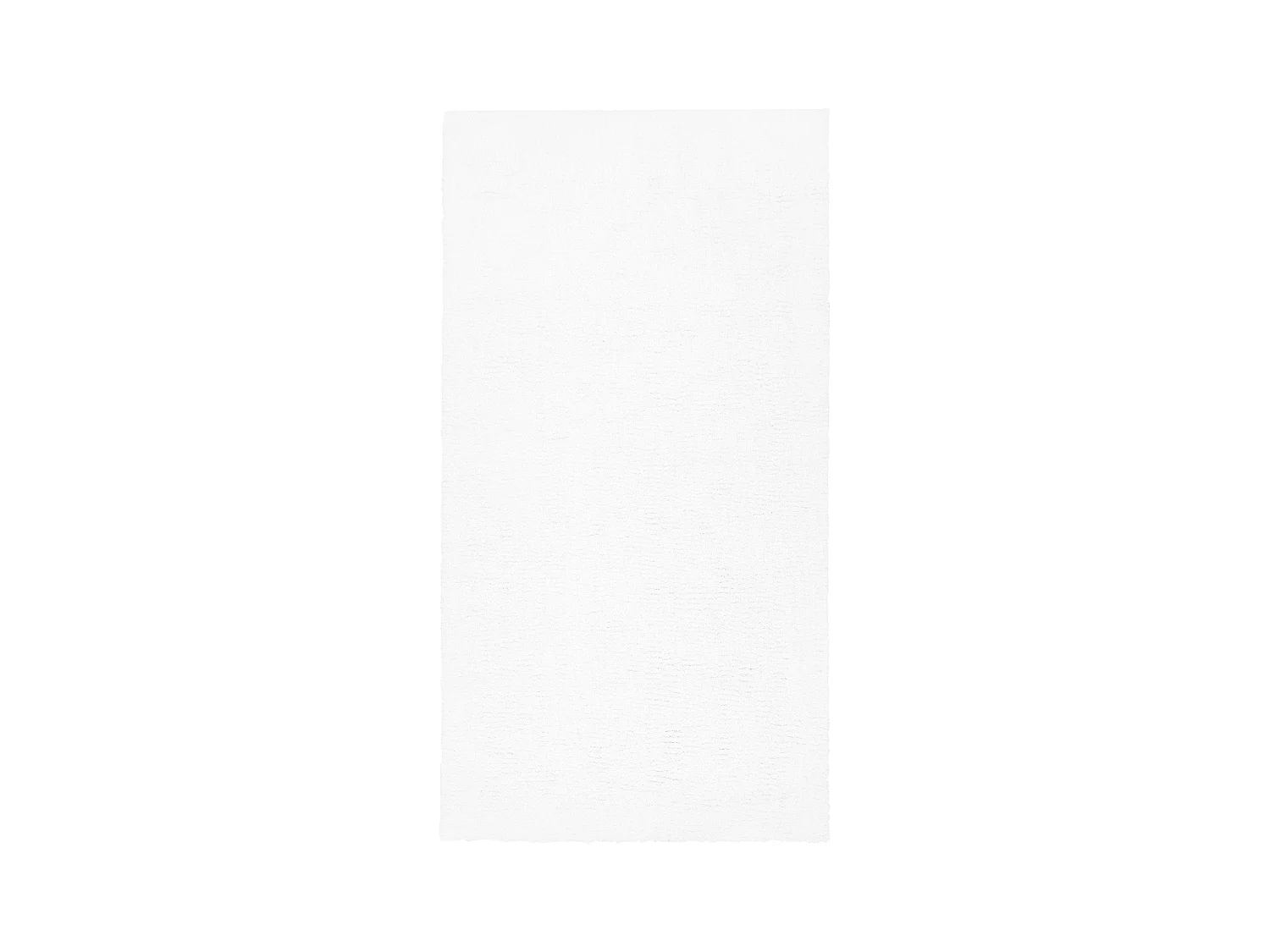 Tapis à poils longs DEMRE Blanc 80 x 150 cm