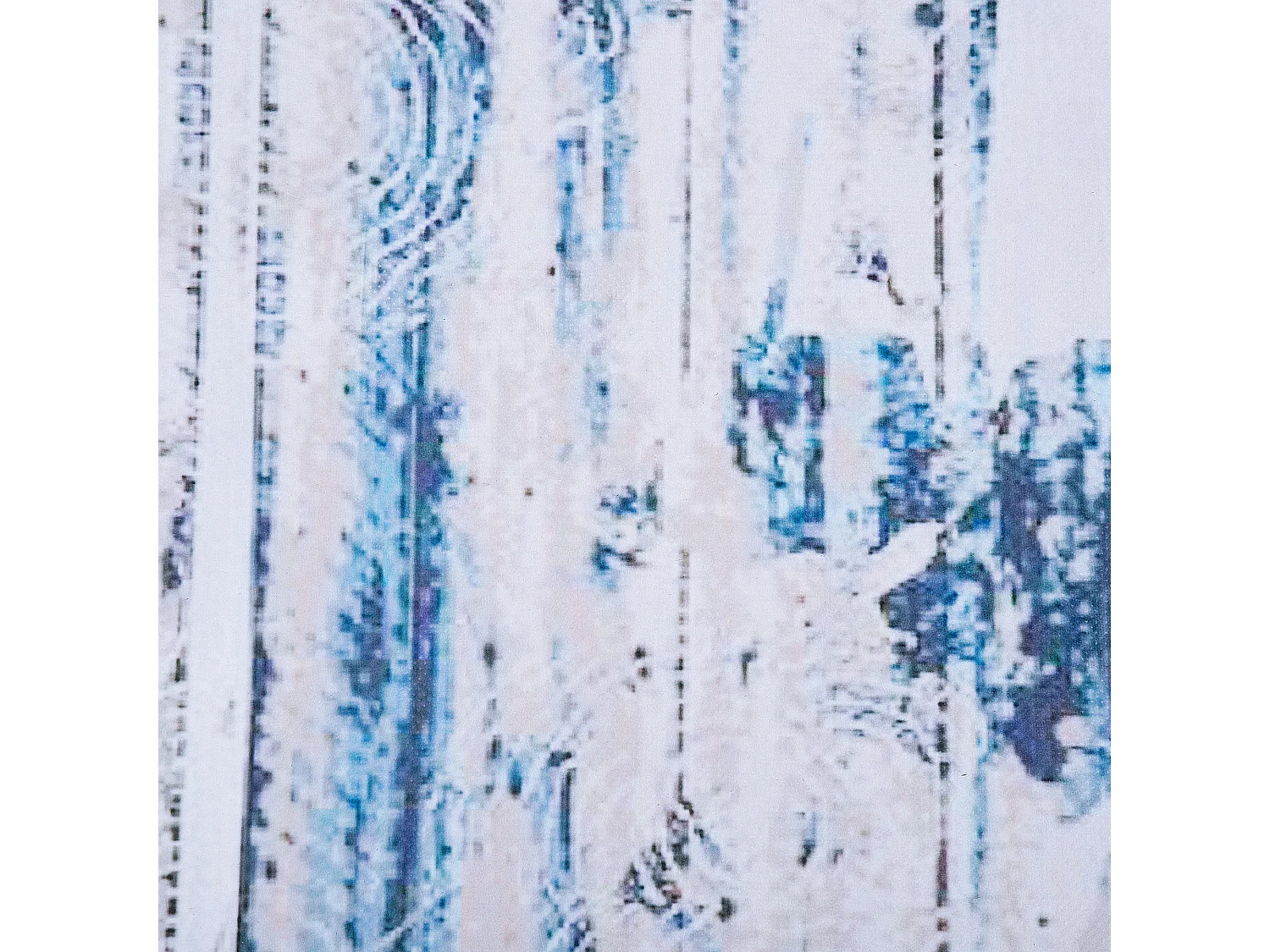 Tapis bleu 80 x 150 cm BURDUR