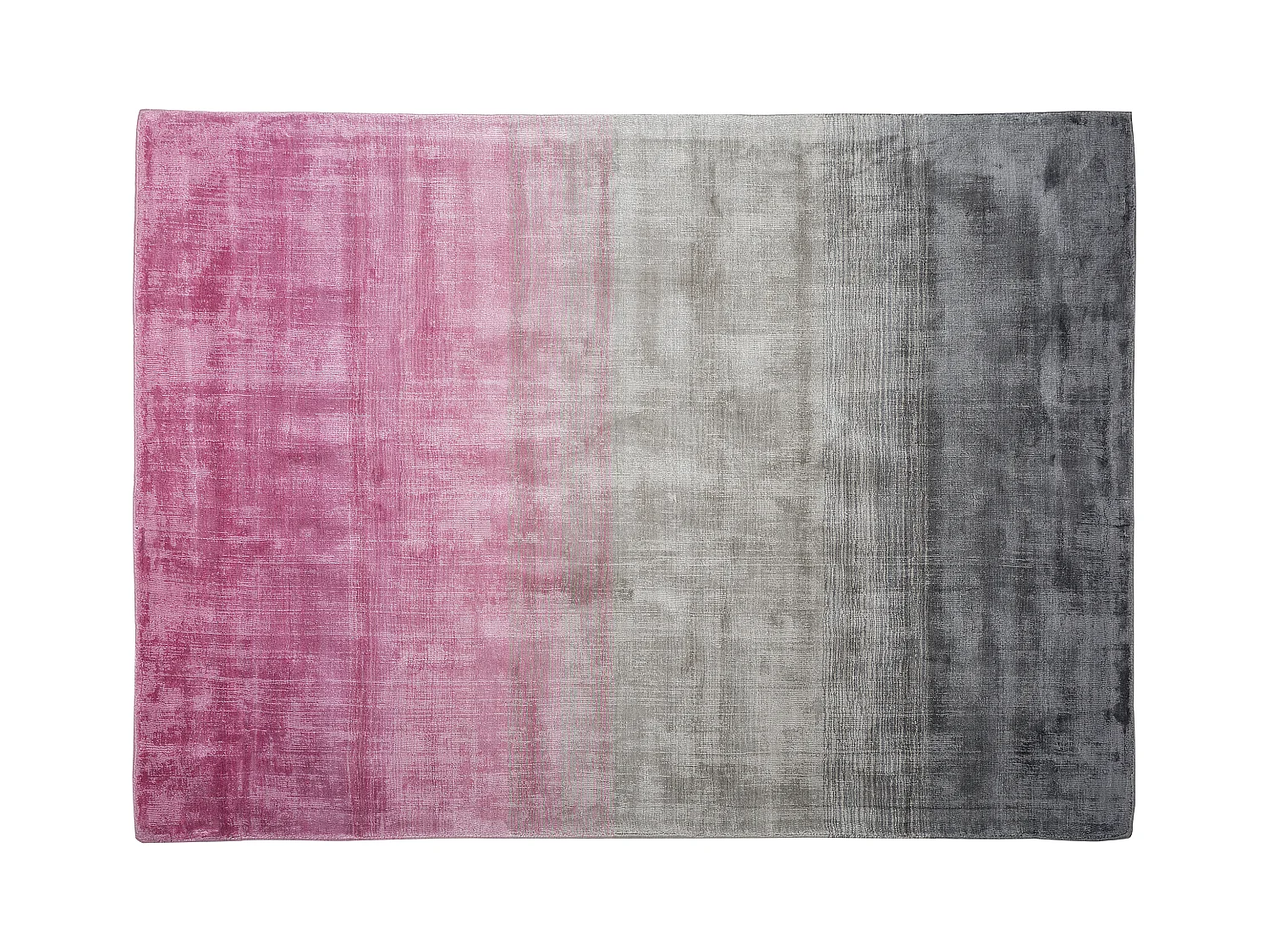 Vloerkleed viscose grijs/roze 160 x 230 cm ERCIS