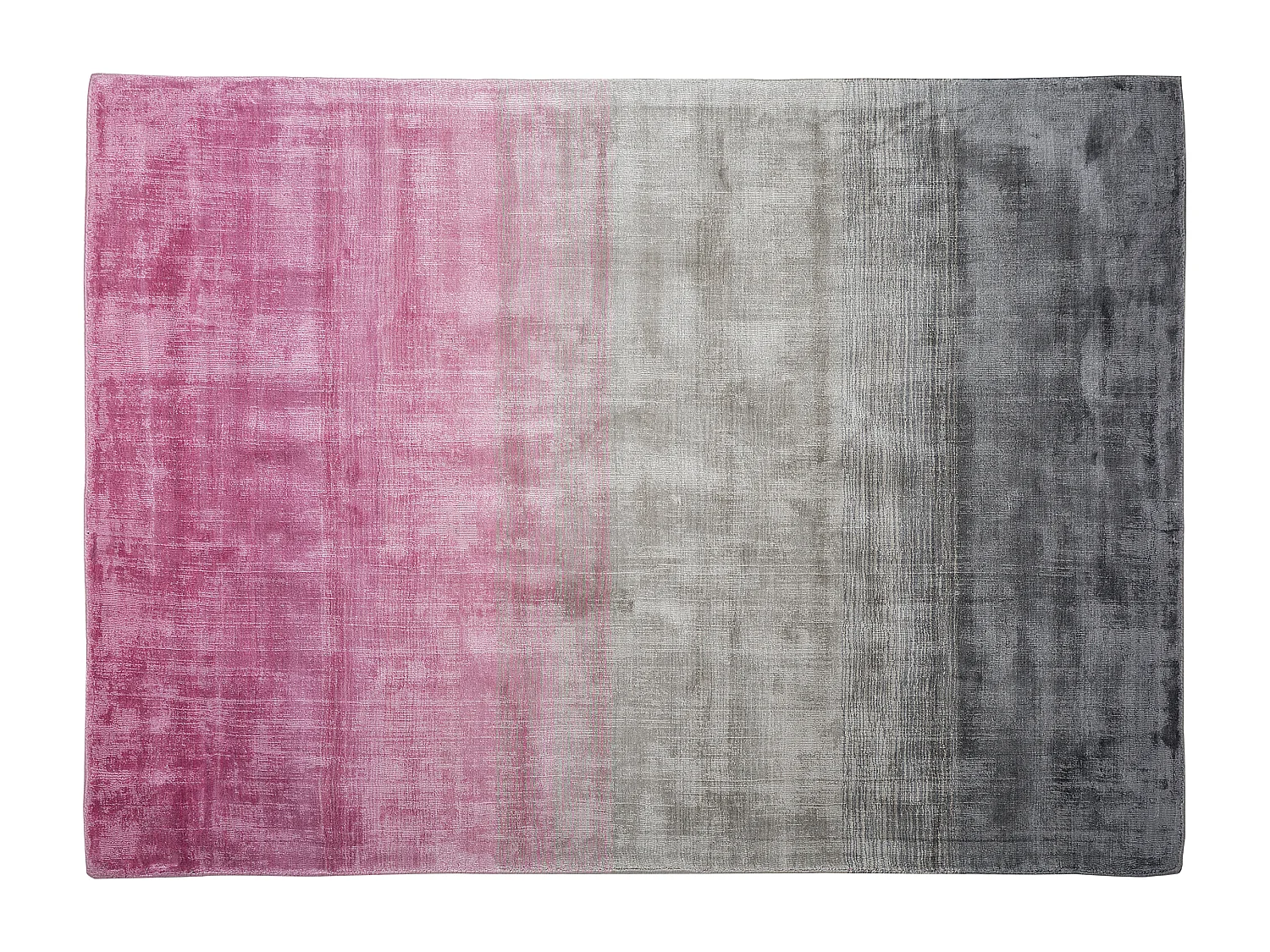 Vloerkleed viscose grijs/roze 160 x 230 cm ERCIS