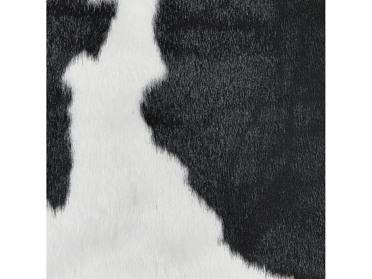 Tapis imitation peau de vache 130 x 170 cm noir et blanc BOGONG