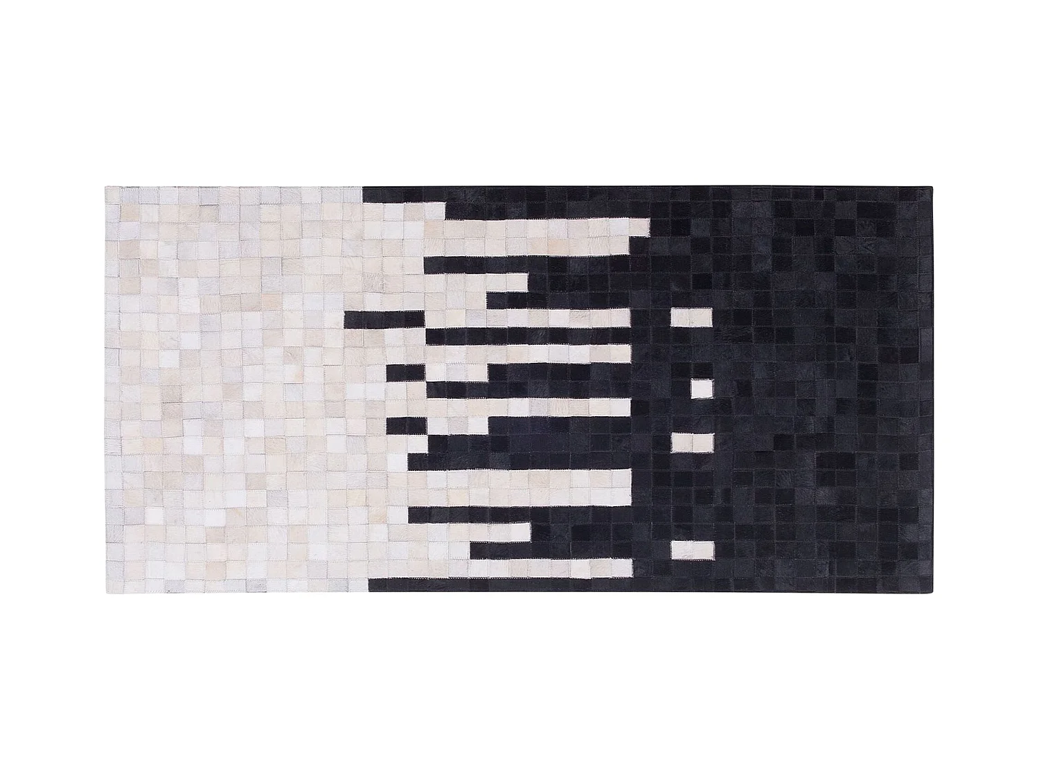 Tapis BOLU Noir 80 x 150 cm Cuir