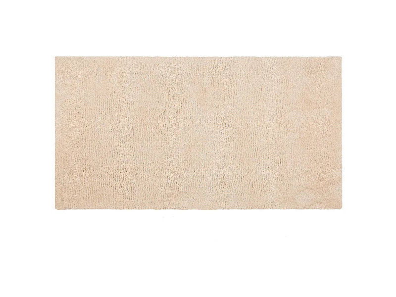 Teppich hellbeige 80 x 150 cm Shaggy DEMRE