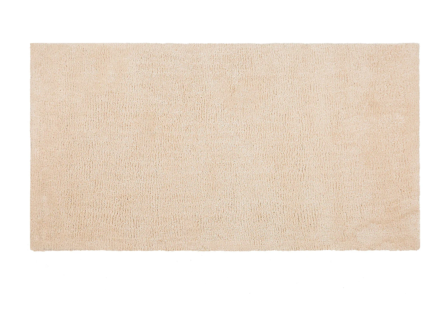 Teppich hellbeige 80 x 150 cm Shaggy DEMRE