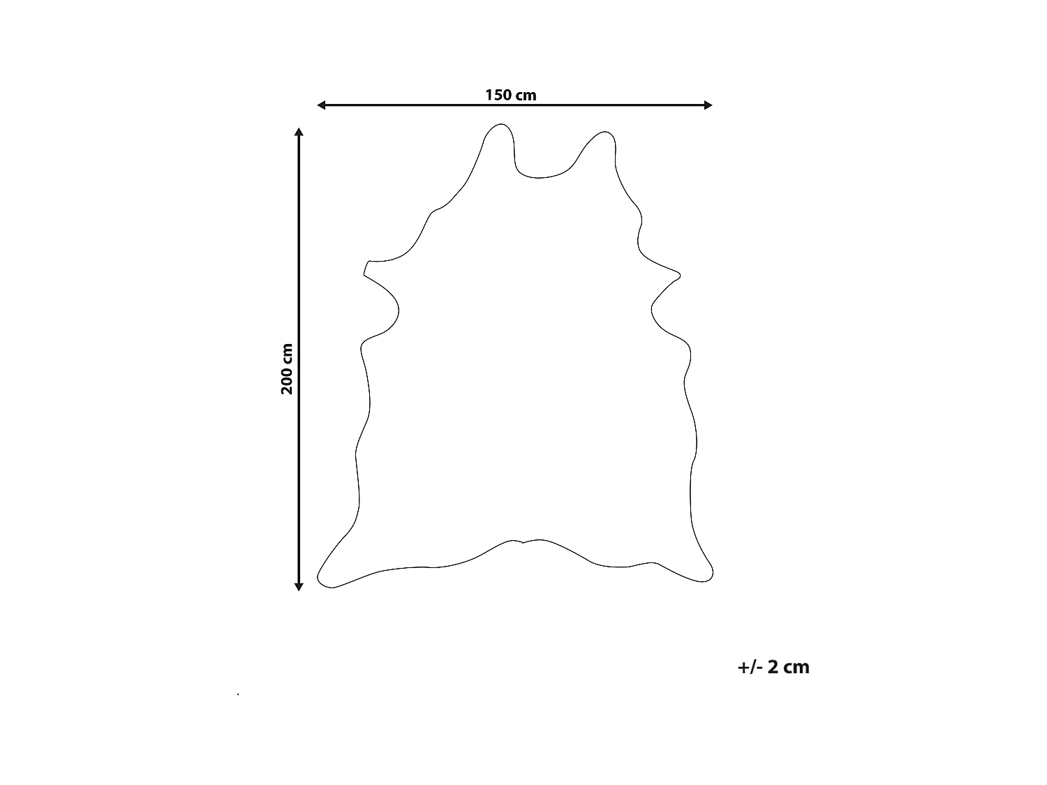 Dywan ekoskóra w łaty 150 x 200 cm beżowy ze złotym BOGONG