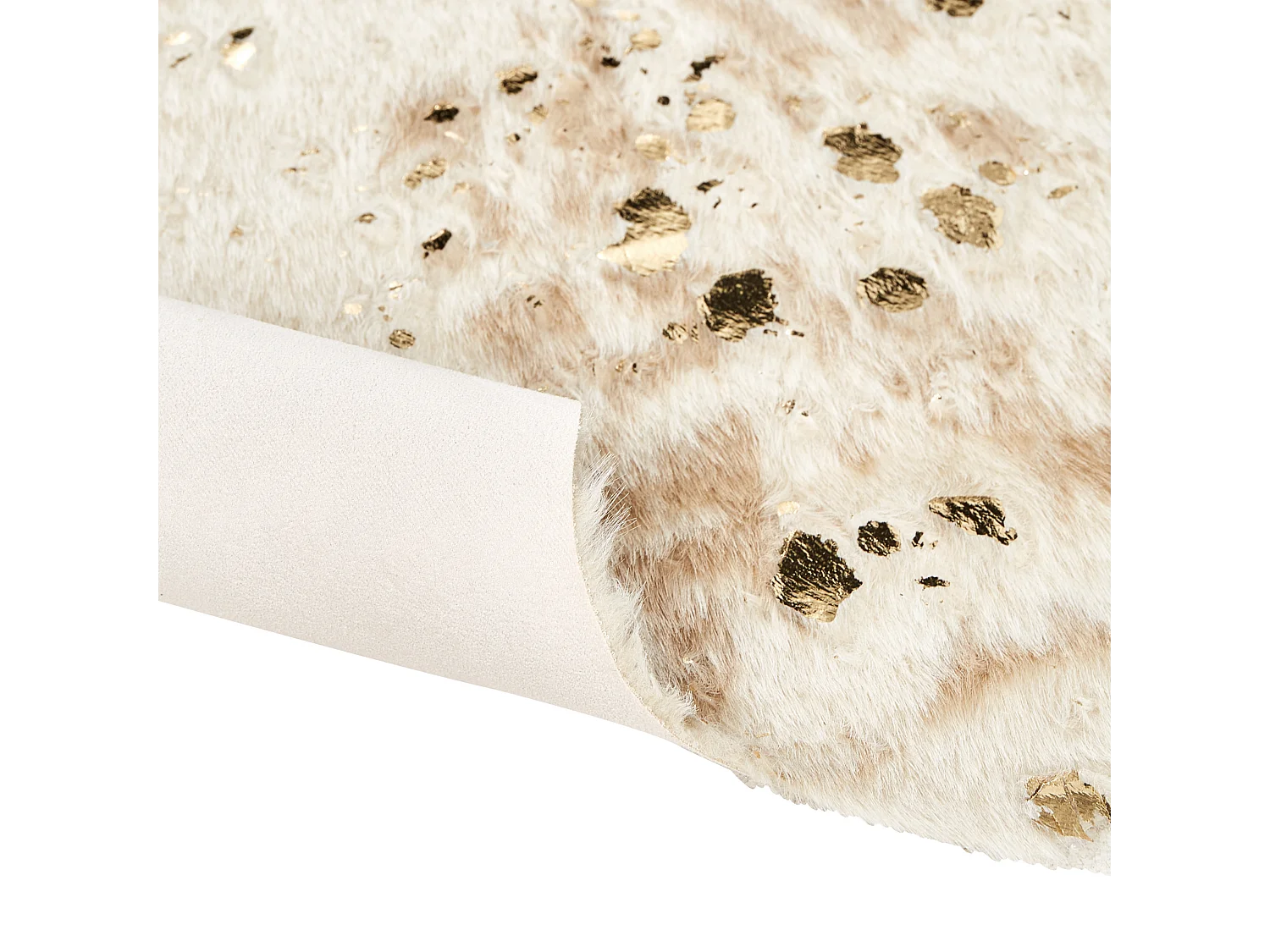 simili de vache BOGONG Beige clair 150 x 200 cm