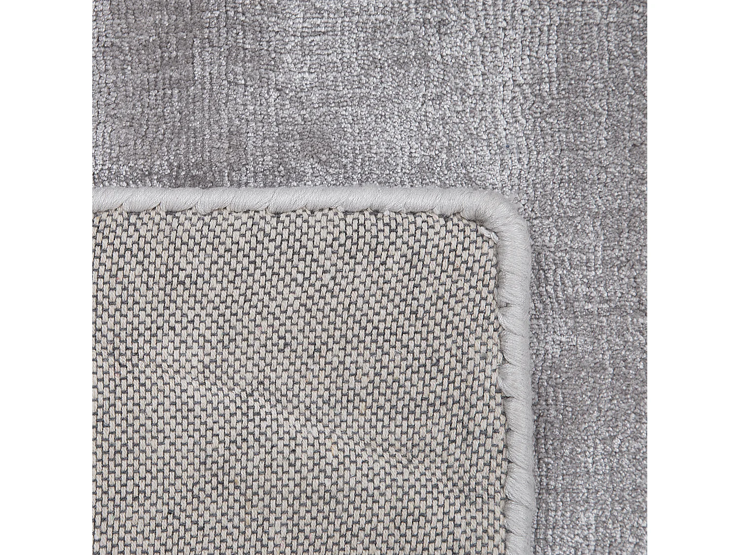 Tapis GESI II Gris clair 160 x 230 cm Soie artificielle