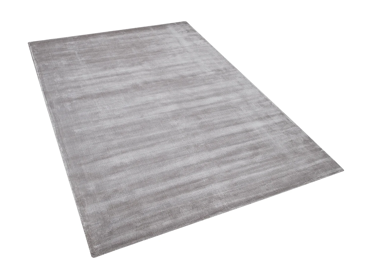 Vloerkleed viscose lichtgrijs 160 x 230 cm GESI II