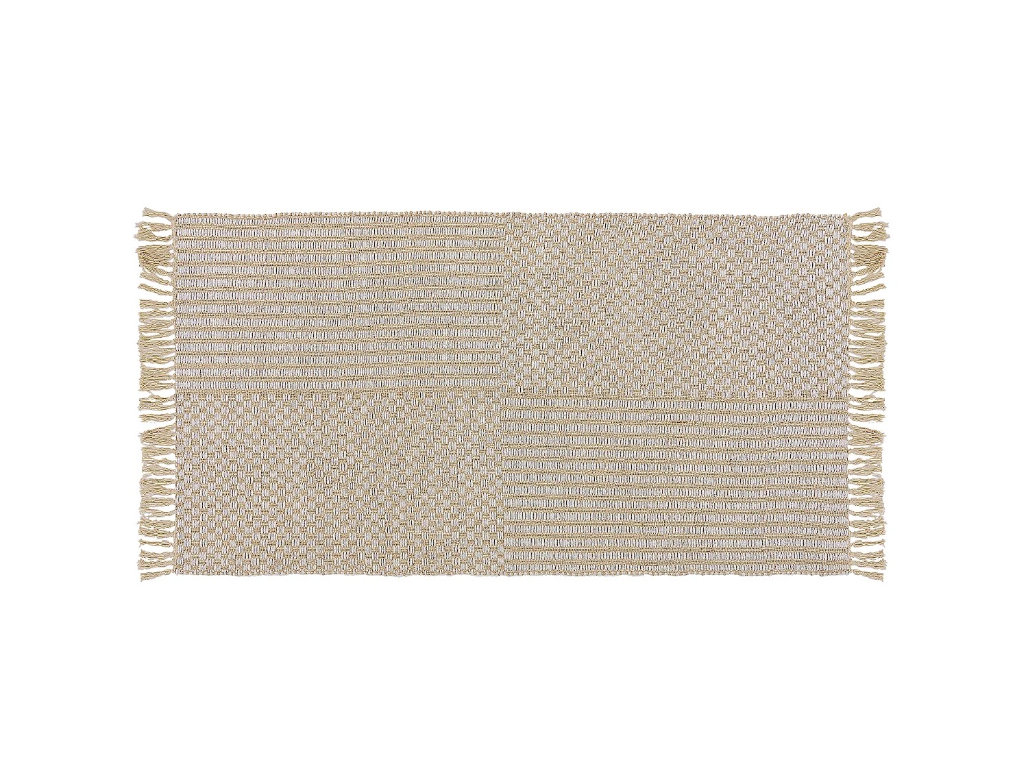 Dywan z juty 80 x 150 cm beżowy ADABAG