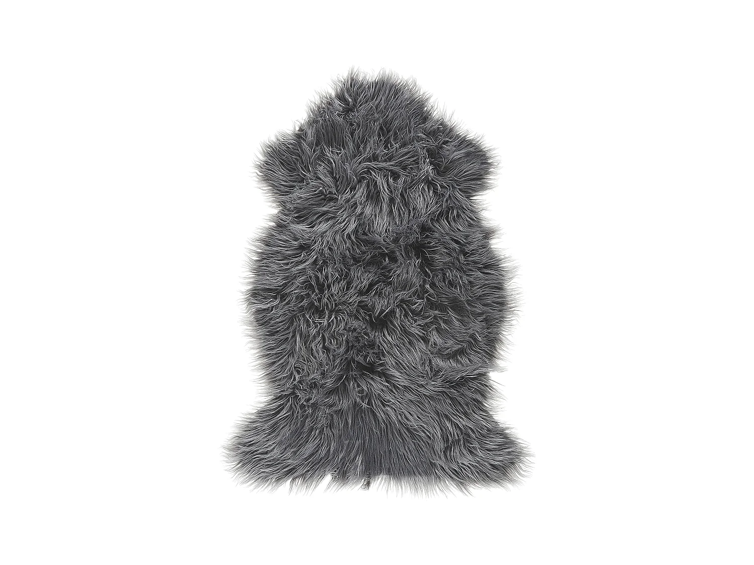 Tapis en fausse fourrure MUNGO Gris 63 x 95 cm