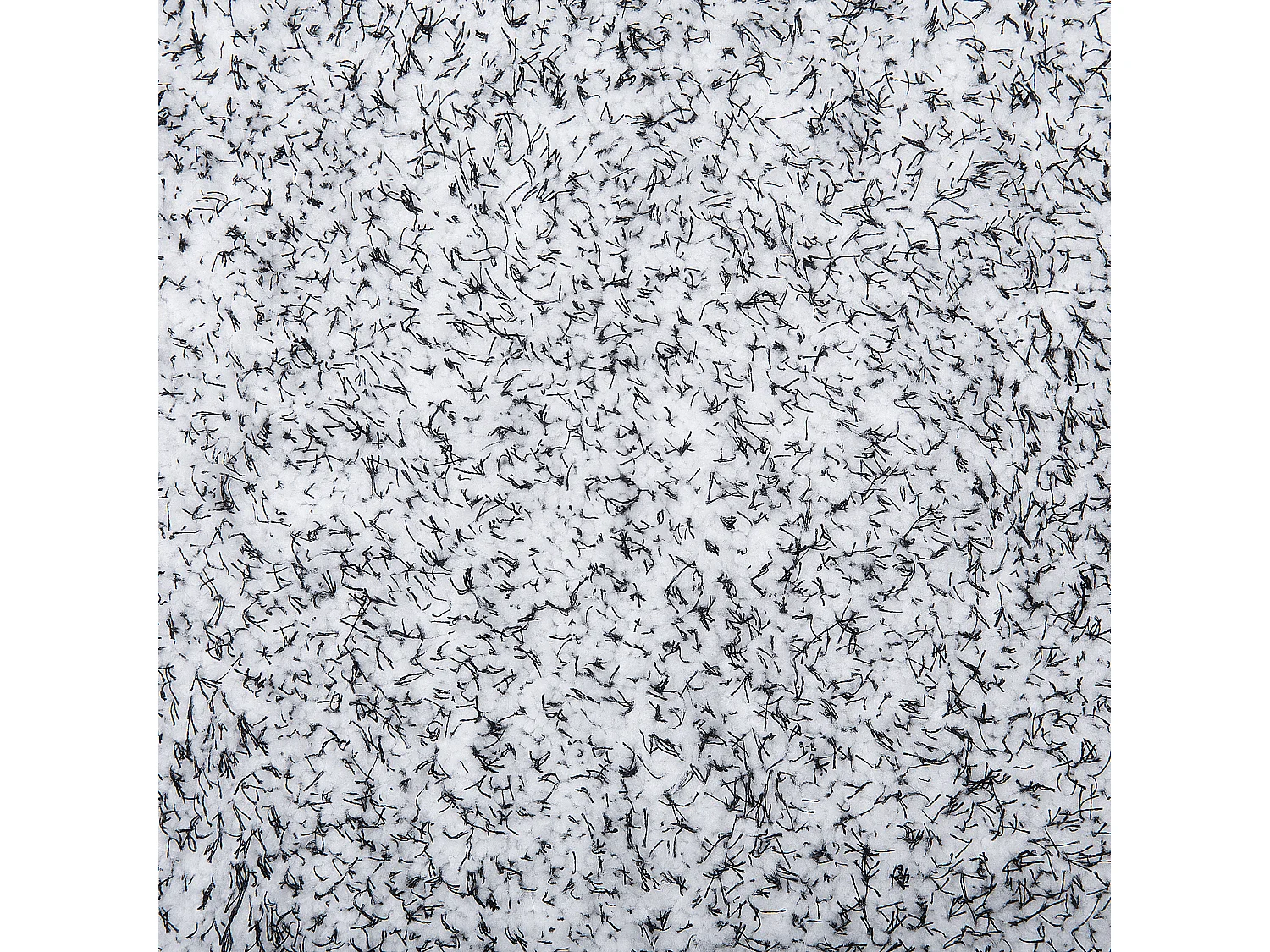 Tapis rond en tissu poivre et sel DEMRE