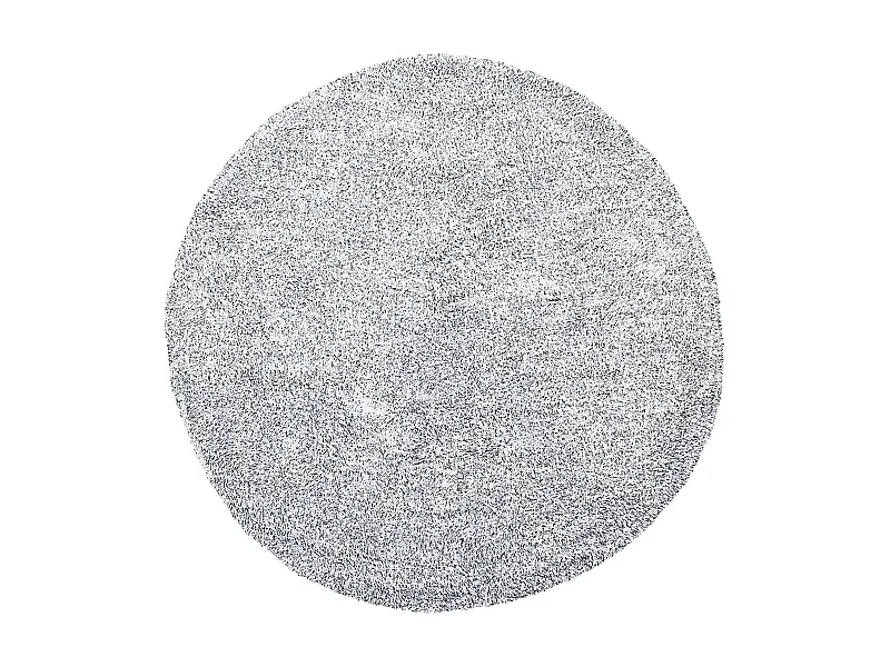 Alfombra gris/negro ⌀ 140 cm DEMRE