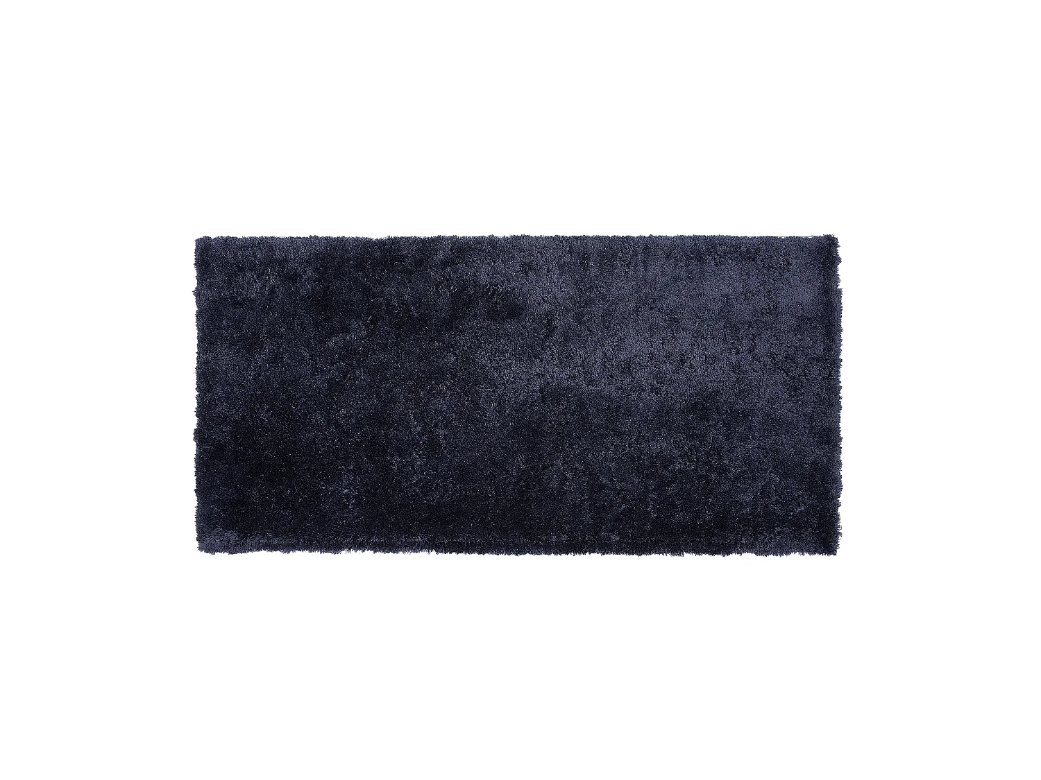 Teppich dunkelbau 80 x 150 cm Shaggy EVREN