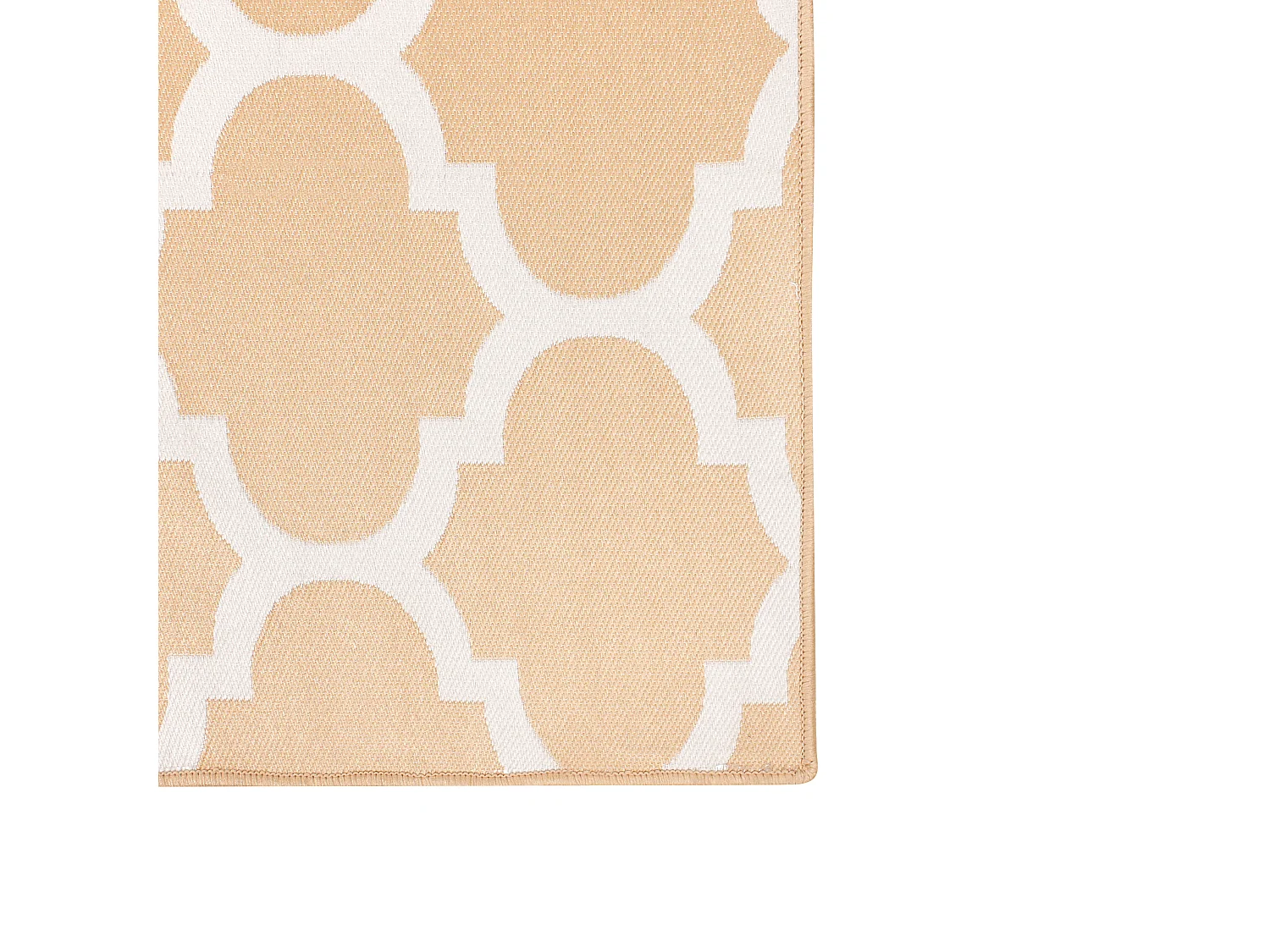 Tapis d'extérieur AKSU Beige 160 x 230 cm Réversible