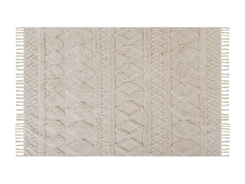 Tapis DIDIM Beige 140 x 200 cm Coton