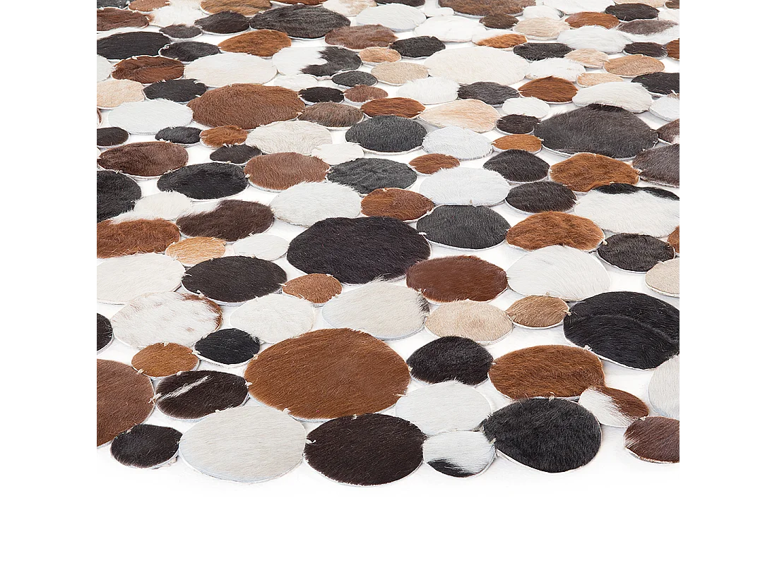 Tapis SORGUN Marron doré ø 140 cm Cuir