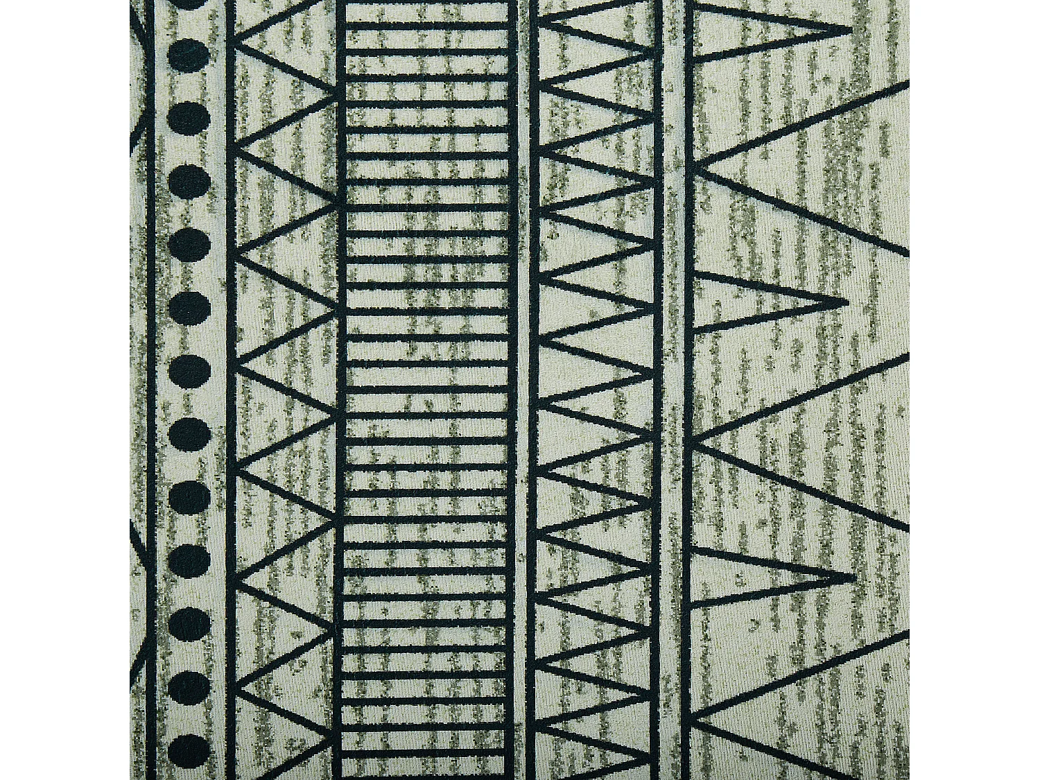 Vloerkleed polyester zwart/grijs 80 x 150 cm KEBAN