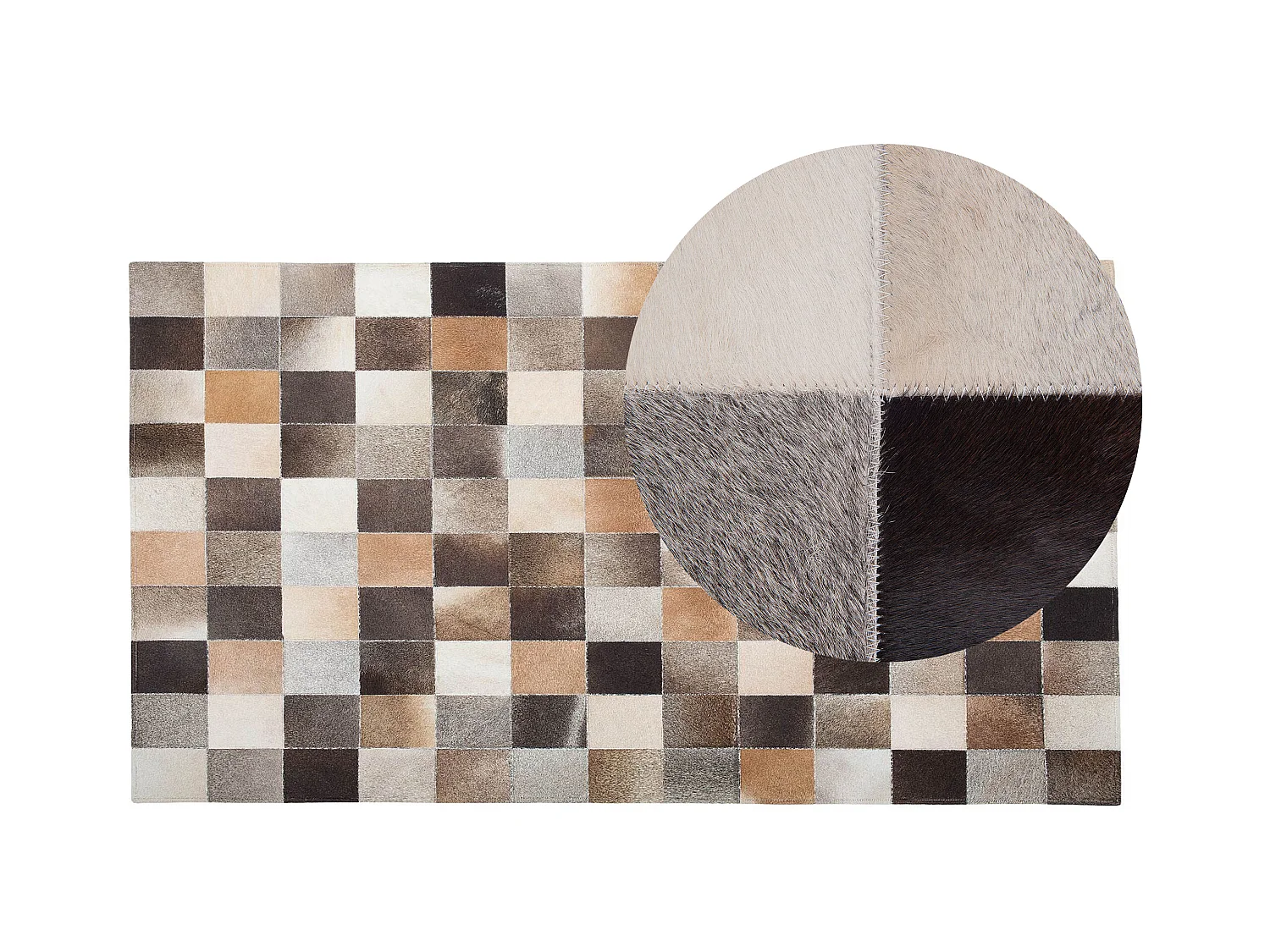 Tapis SOKE Marron 200 x 300 cm Cuir
