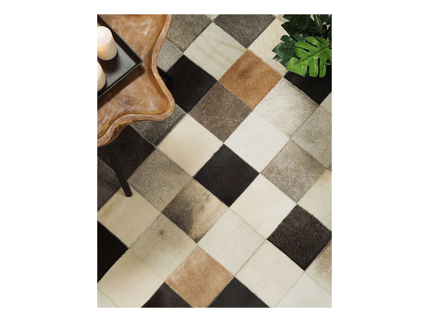 Tapis SOKE Marron 200 x 300 cm Cuir