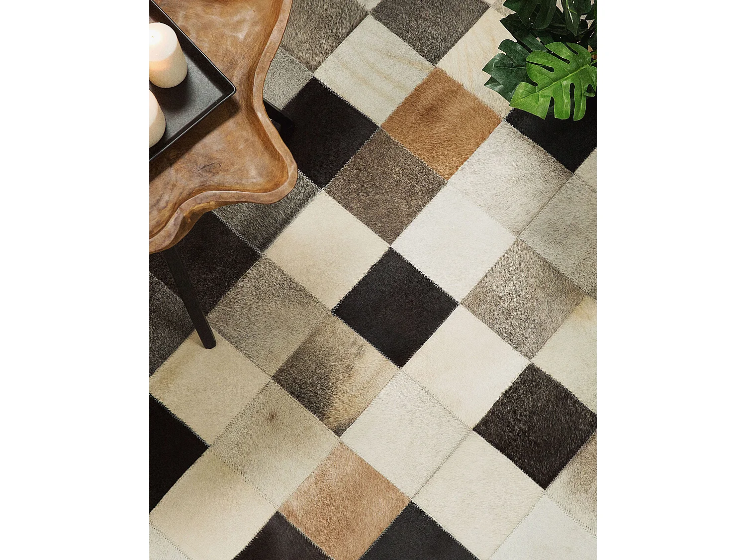 Tapis SOKE Marron 200 x 300 cm Cuir