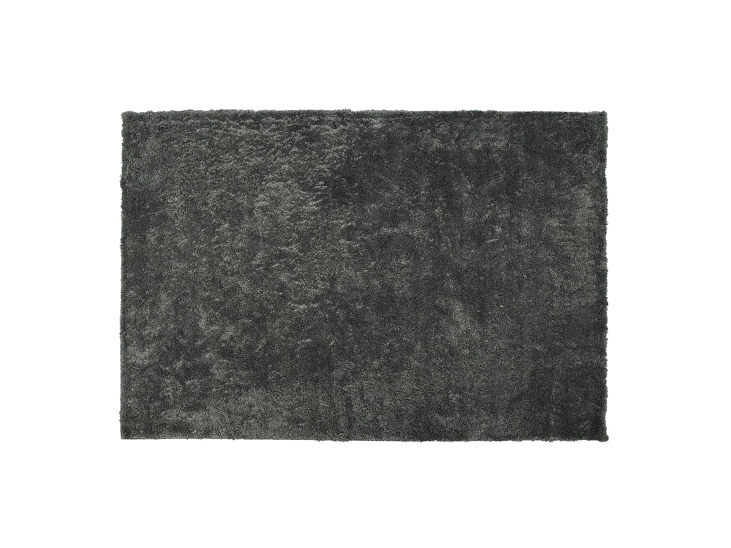 Tapis à poils longs EVREN Gris foncé 200 x 300 cm