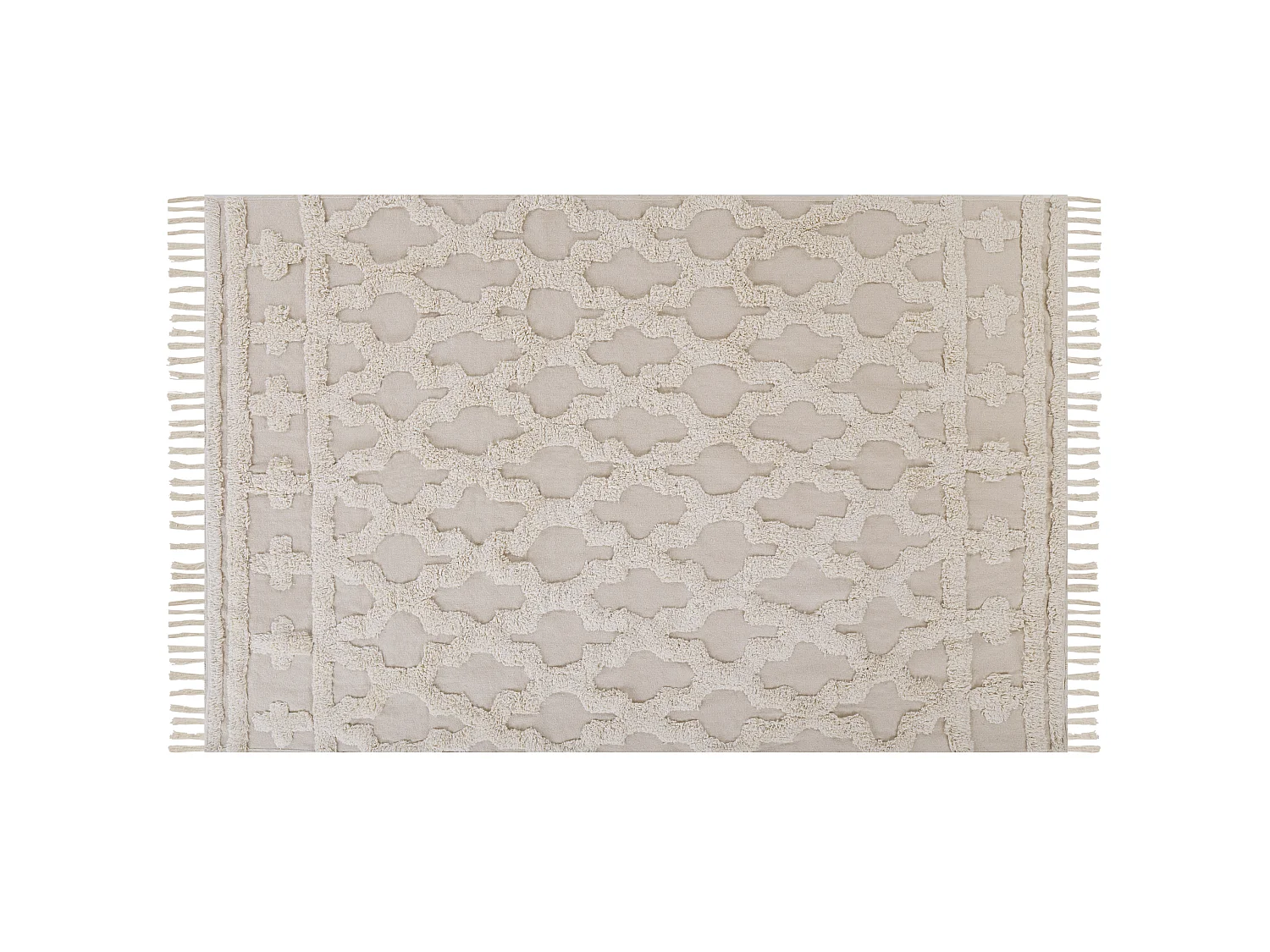 Tapis en coton Beige 140 x 200 cm SULUOVA