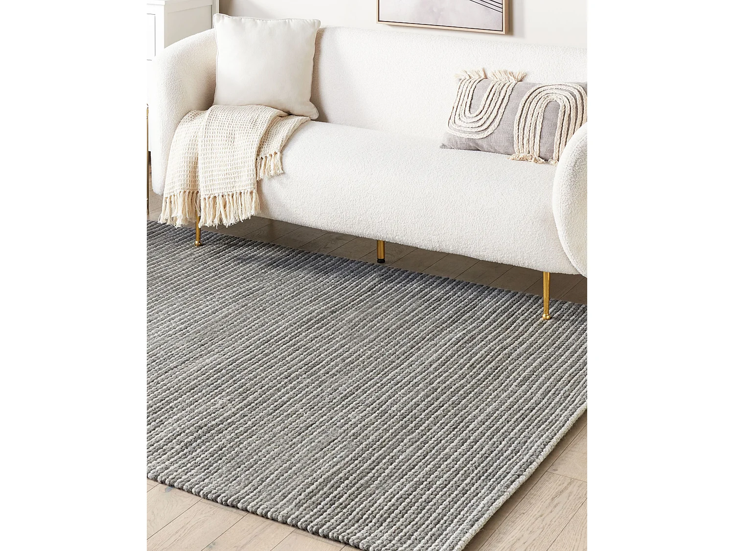 Tapis KILIS Gris 160 x 230 cm Laine
