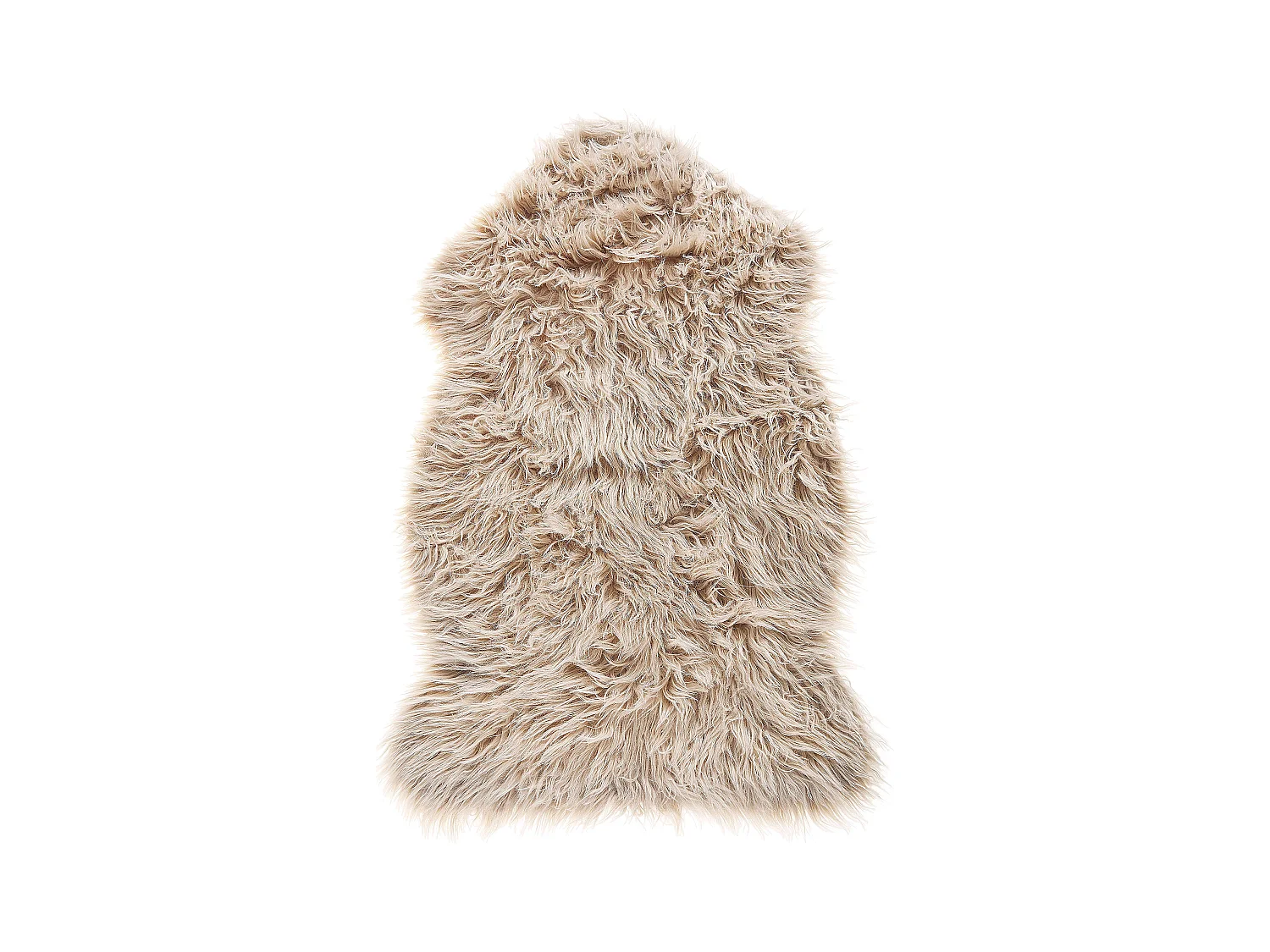 Piel sintética de oveja beige MUNGO